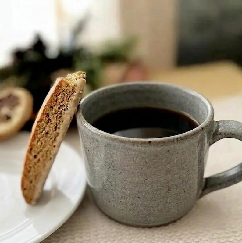 coffee paired with gourmet iced biscotti