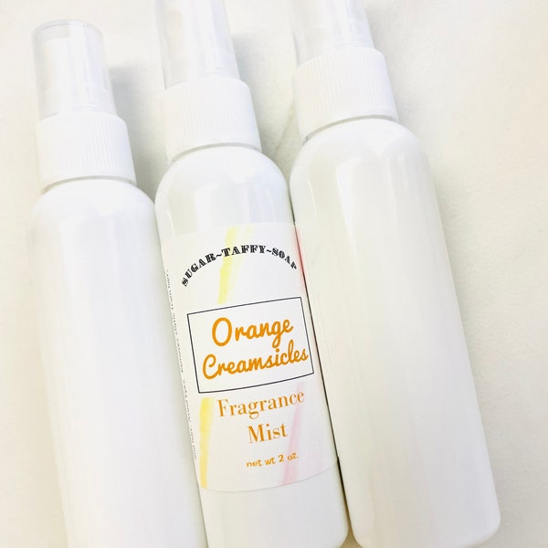 Orange Creamsicle Body Mist Spray and Hair Perfume, Fragrance Mist