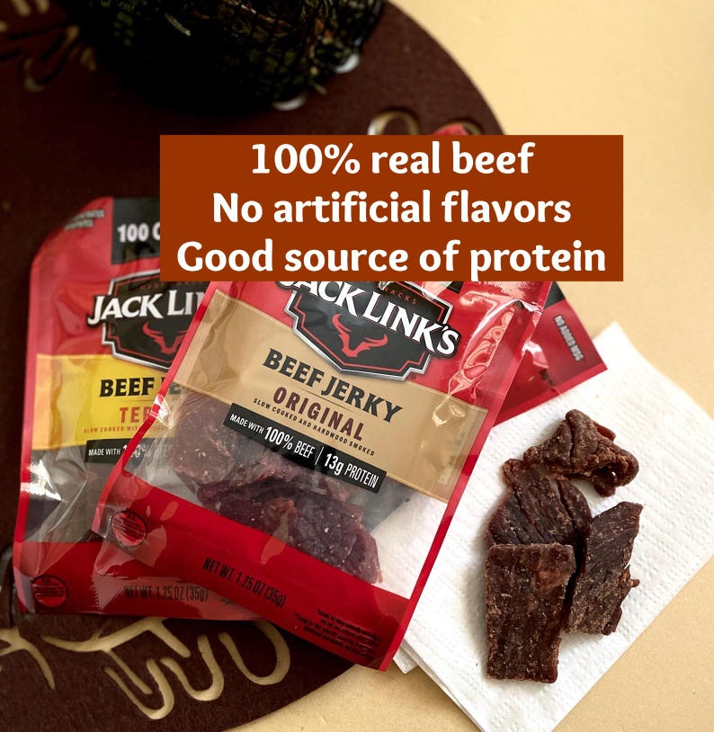 protein beef jerky