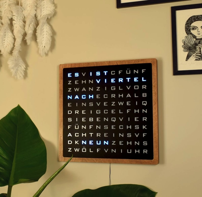 buy light up word clock buy light up word clock