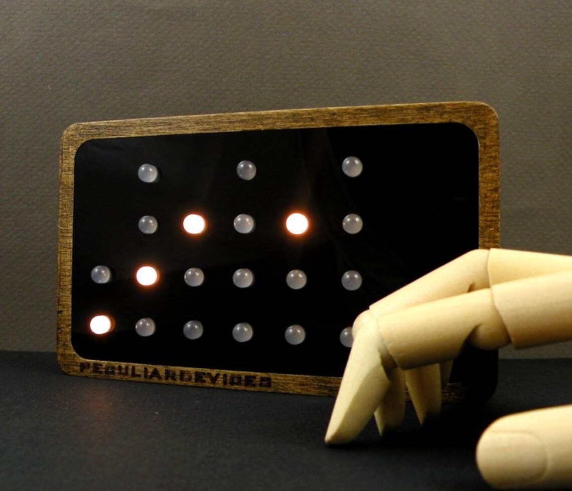 Binary Clock 24hour Clock WHITE LED Choose Your Front Etsy