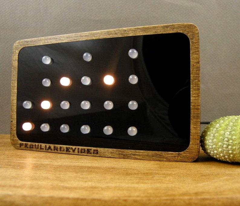 Binary Clock 24hour Clock WHITE LED Choose Your Front Etsy