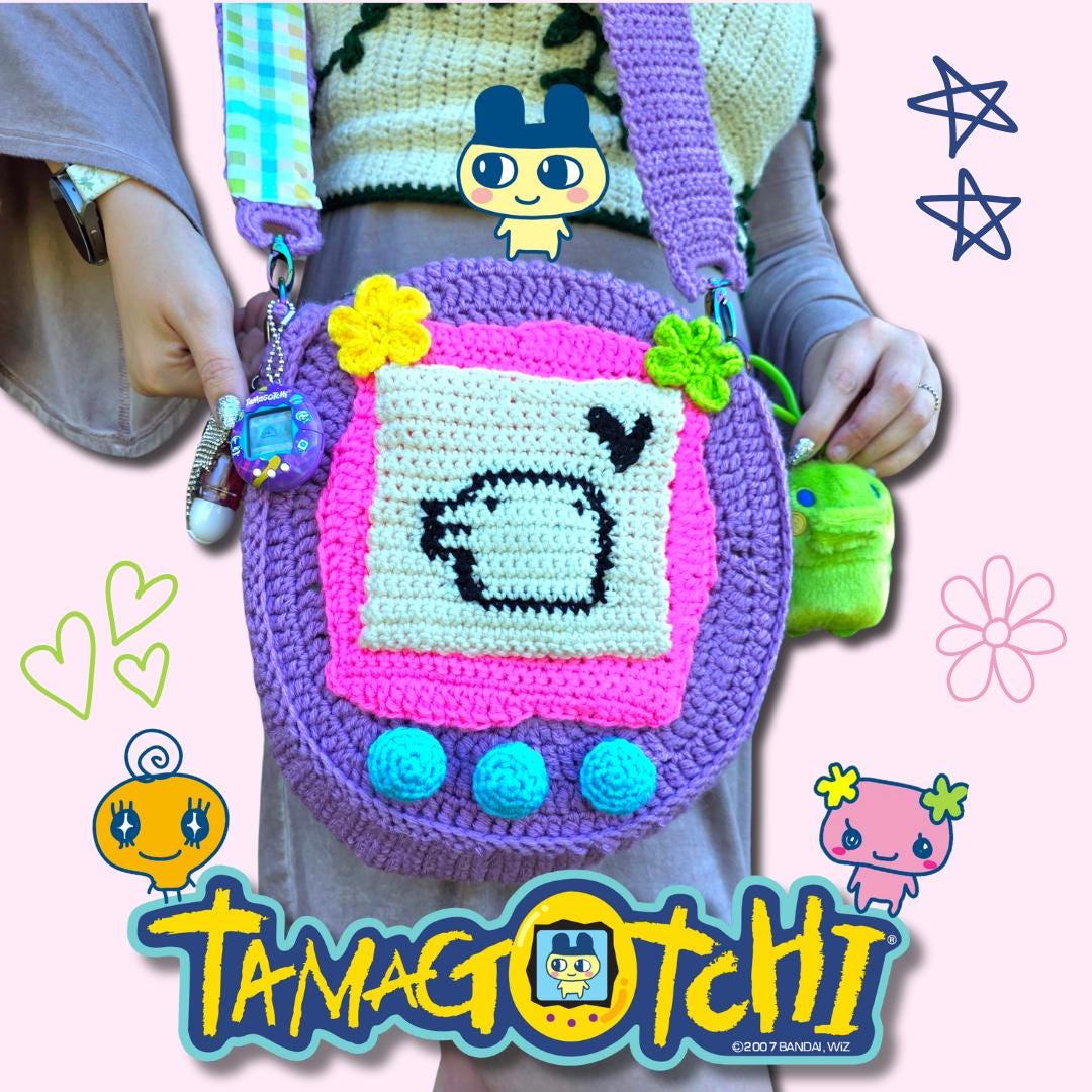 Tamagotchi Inspired Crochet Purse DIGITAL PATTERN - Etsy