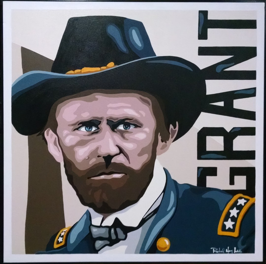 GRANT, Original Painting of General U.S. Grant Etsy