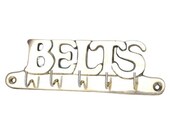 Solid Brass Belts Hook, Vintage Brass Belts Hanger with 5 Hooks, Key Rack Wall Hook, Closet Organizer Storage