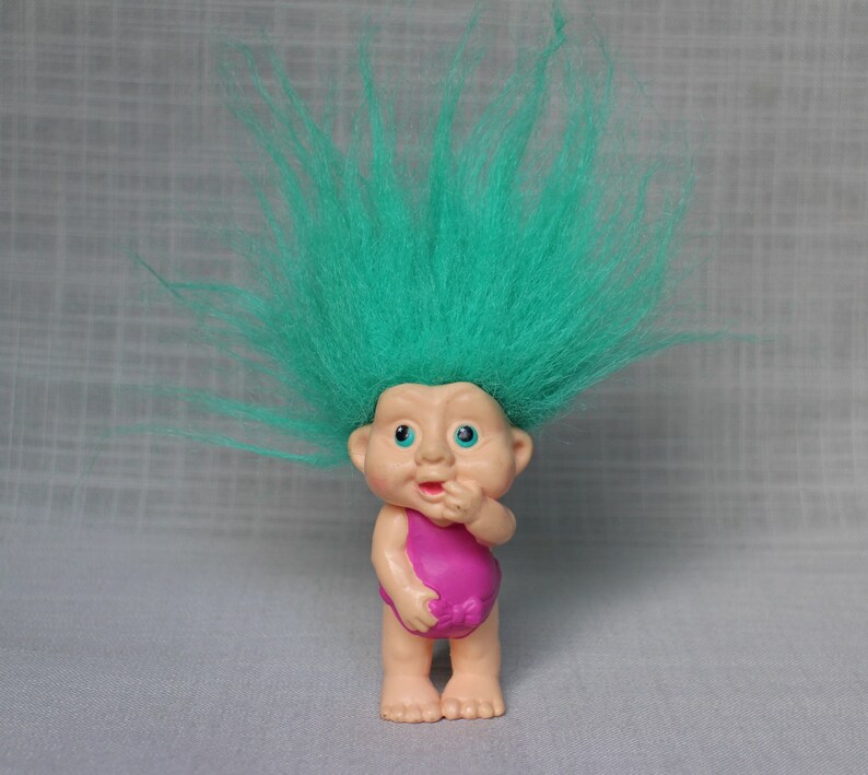 troll doll green hair