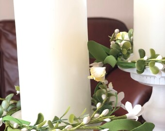 easter candle rings