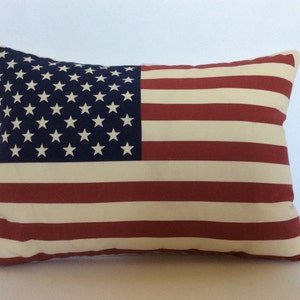 American Flag Pillow Cover, star and stripe pillow,Throw Pillow, Decorative Pillow,Traditonal Americana Flag Pillow, Patriotic Pillow image 2