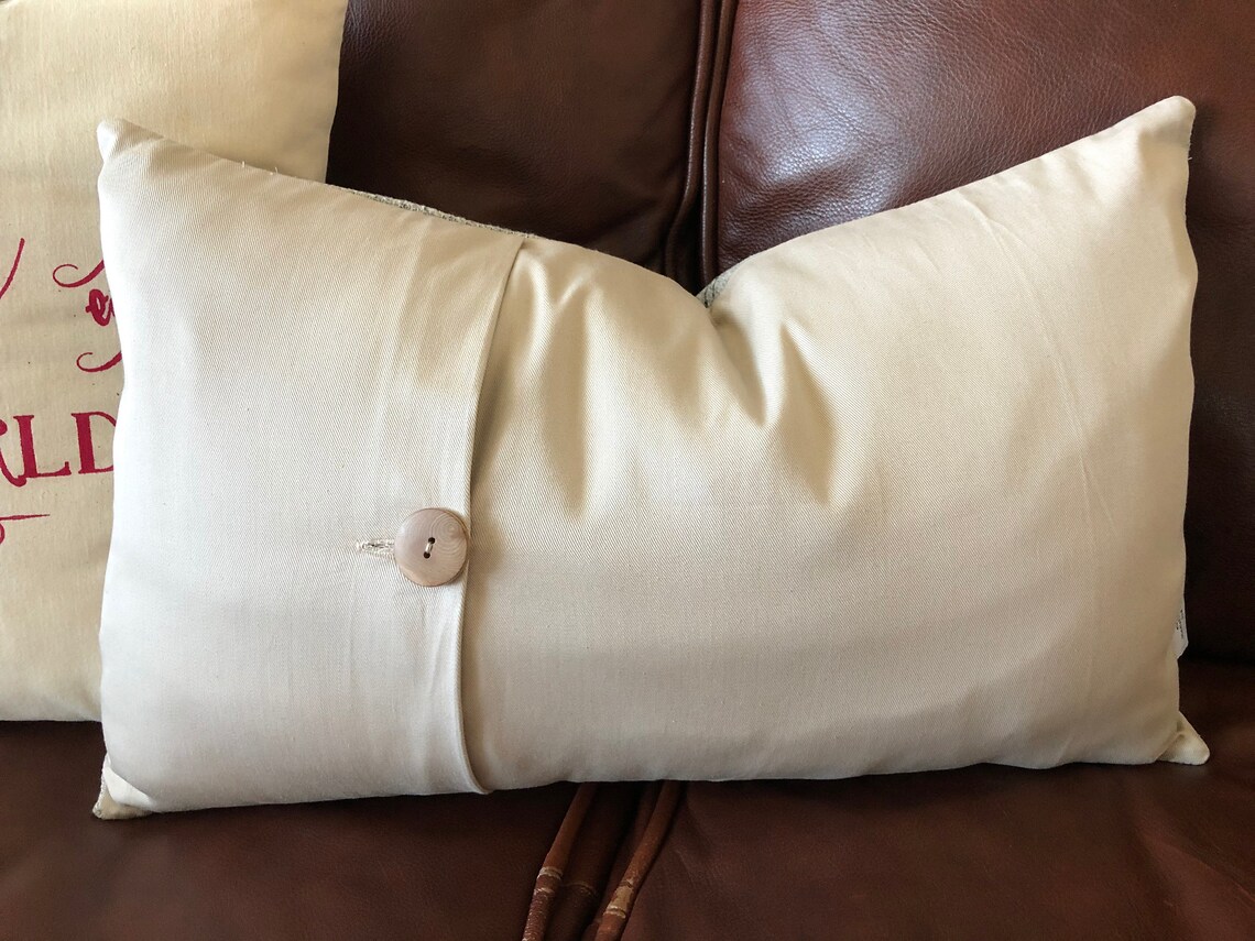 French Inspired Pillow Cover French Ad Print Pillow Cover Etsy