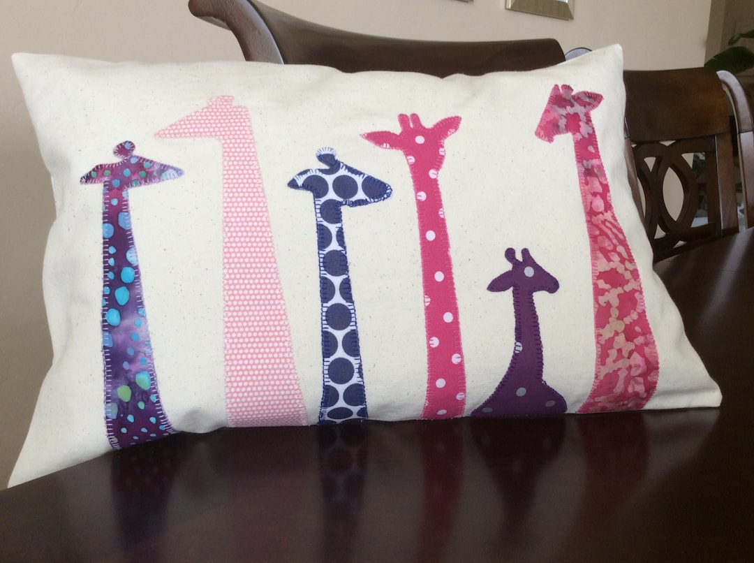 Baby Girl Pillow Cover, Nursery Accent Pillow, Children's Room Decor