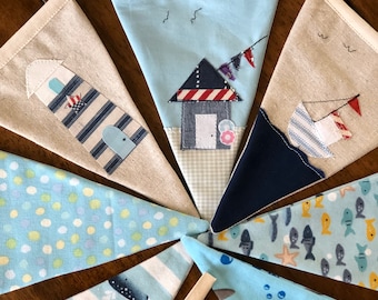 Nautical Baby Boy Banner: Handmade Ocean Nursery Decor
