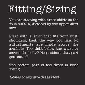 Camisa/Vestido Noel, Tutorial de Costura Upcycle, Design em Blocos de Cor (Molde em PDF) imagem 13