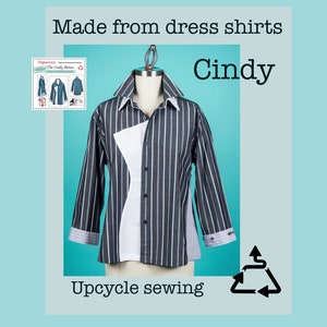 Cindy Blouse & Double Collar Upcycle Sewing Tutorial