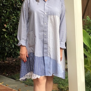 Camisa/Vestido Noel, Tutorial de Costura Upcycle, Design em Blocos de Cor (Molde em PDF) imagem 17