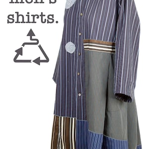 Camisa/Vestido Noel, Tutorial de Costura Upcycle, Design em Blocos de Cor (Molde em PDF) imagem 3