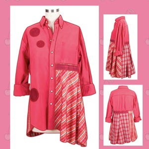 Camisa/Vestido Noel, Tutorial de Costura Upcycle, Design em Blocos de Cor (Molde em PDF) imagem 9
