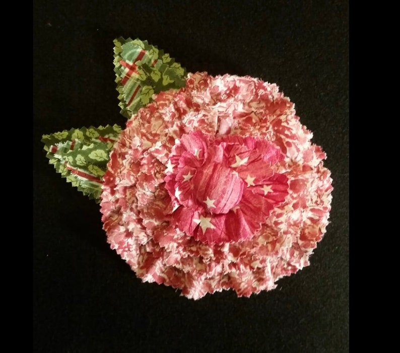 PDF Judy Flower Sewing Pattern, recycle fabric scraps into beautiful flowers Make these as an eco-friendly gift or embellishment YOU PRINT image 9
