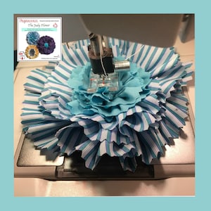 Judy Flower Sewing instructions, recycle fabric scraps into beautiful flowers! Eco-friendly gift or embellishment. PDF delivered by email