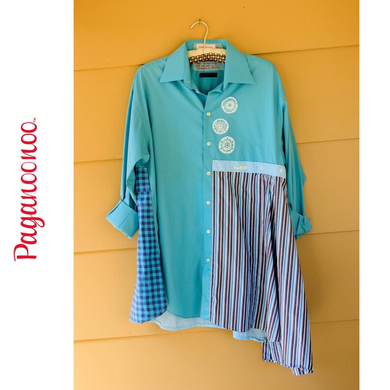 Camisa/Vestido Noel, Tutorial de Costura Upcycle, Design em Blocos de Cor (Molde em PDF) imagem 18
