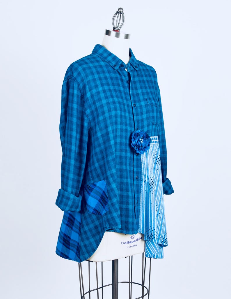 Camisa/Vestido Noel, Tutorial de Costura Upcycle, Design em Blocos de Cor (Molde em PDF) imagem 14