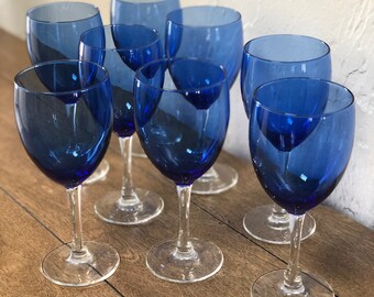 Luminarc Blue Etsy luminarc blue etsy