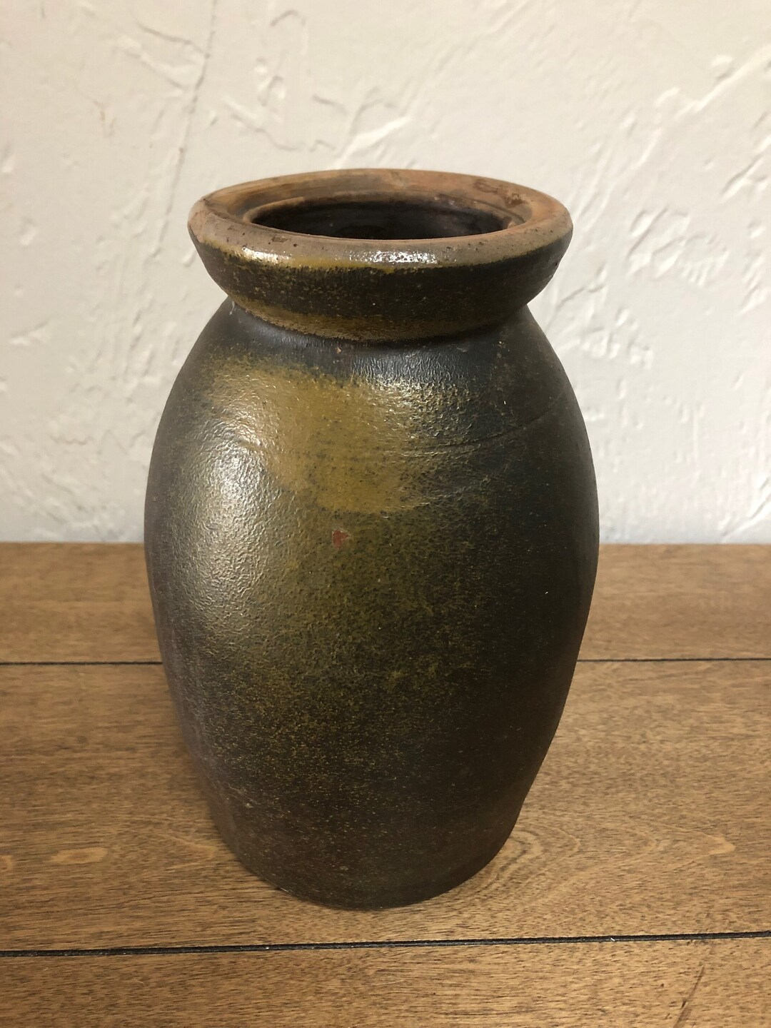 Antique Stoneware Brown Salt Glazed Crock Canning Jar - Etsy
