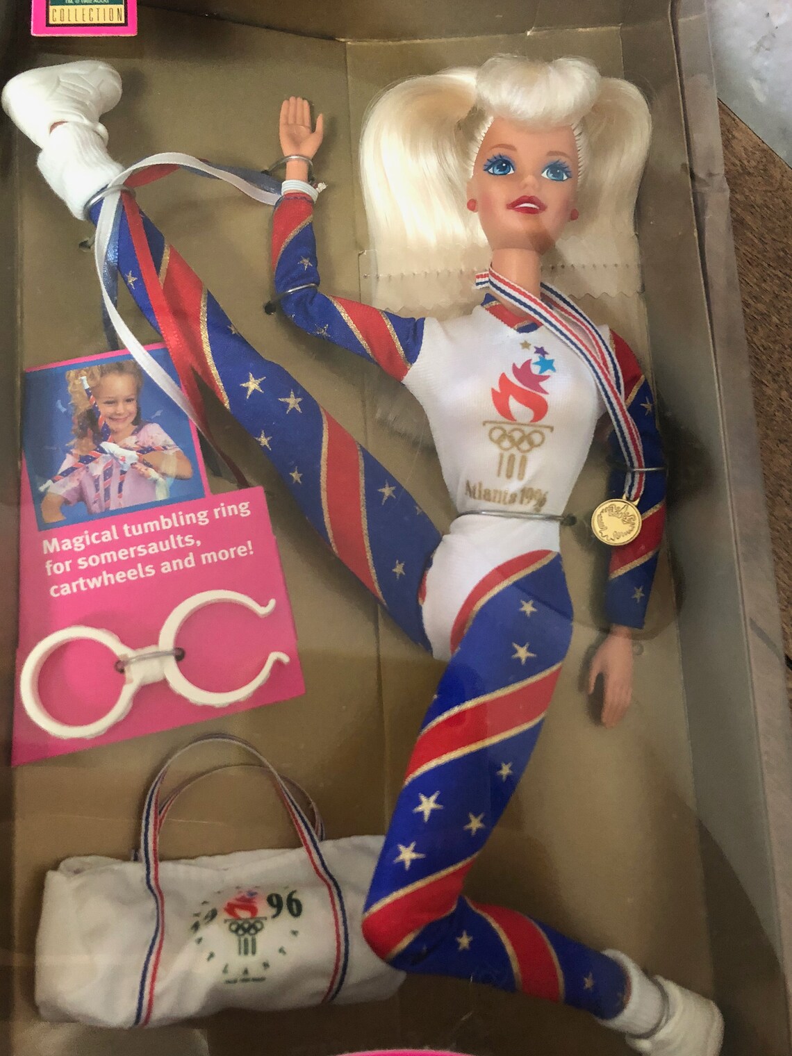 Vintage 1996 Atlanta Olympic Gymnast Barbie in Original Box by | Etsy