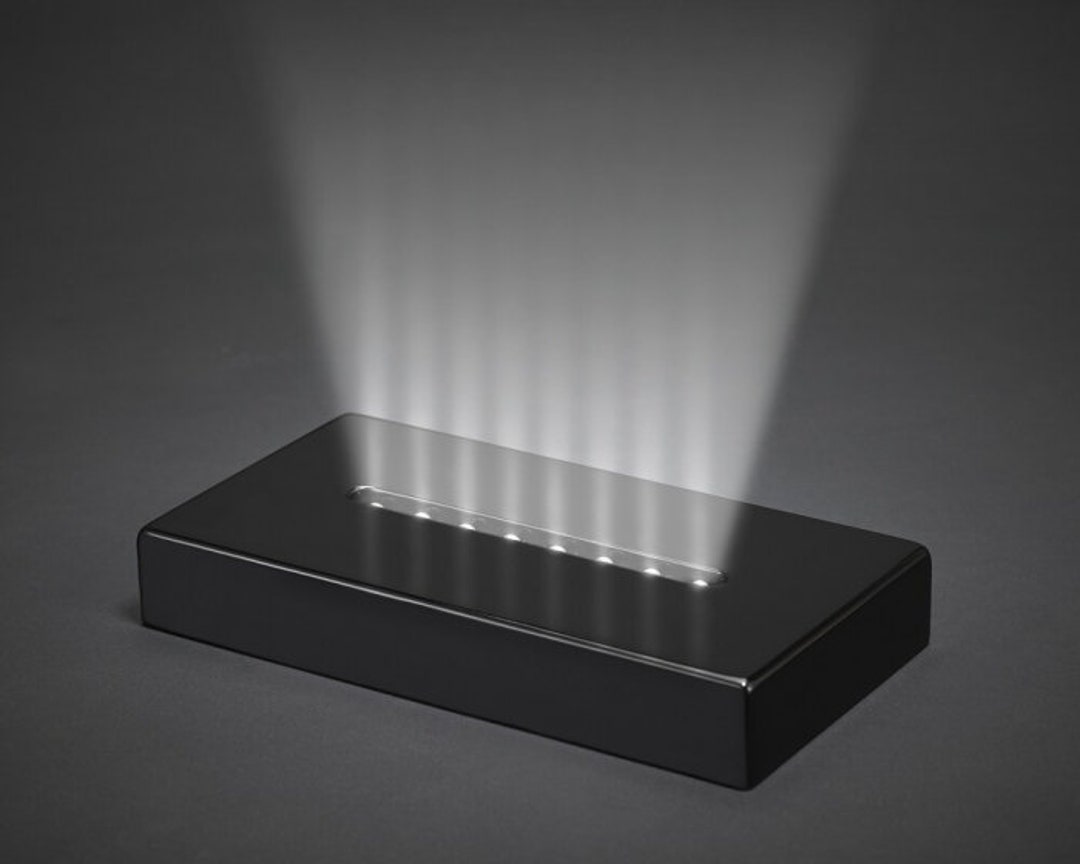 Large LED Light Stand for 3D Crystal Photo Glass, Black Color, Crystal