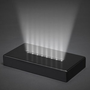 Large LED Light Stand for 3D Crystal Photo Glass, Black  Color, Crystal Portrait Light Base, Mother’s Day Gift,