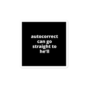 Sticker citation - La correction automatique peut aller tout droit