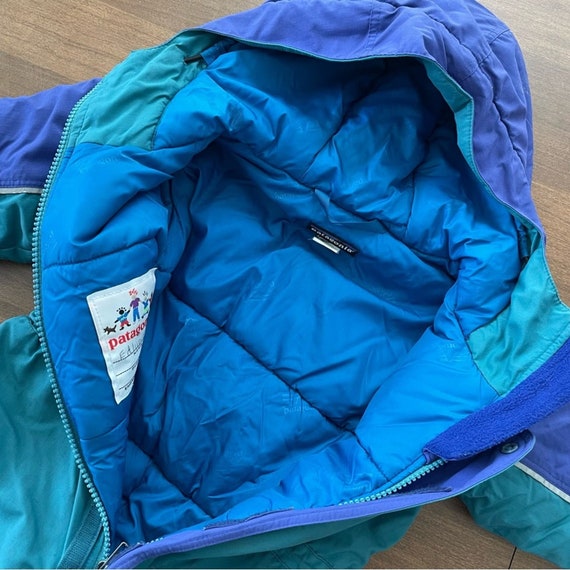 Patagonia | Vintage 90s Blue Color Block Snowsuit… - image 8