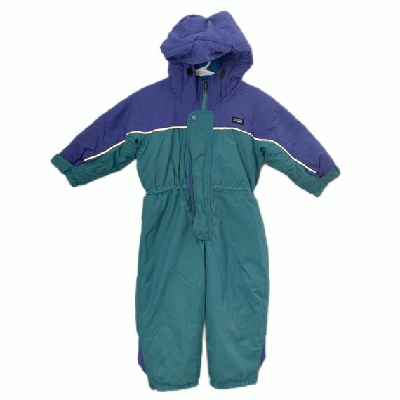 Patagonia | Vintage 90s Blue Color Block Snowsuit… - image 1