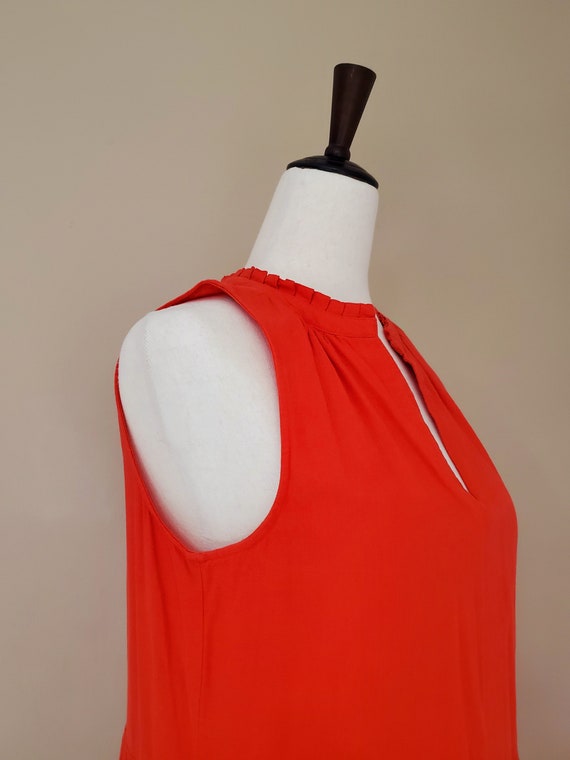 Red  Linen Dress / Maxi dress / Women Dress / XS … - image 6