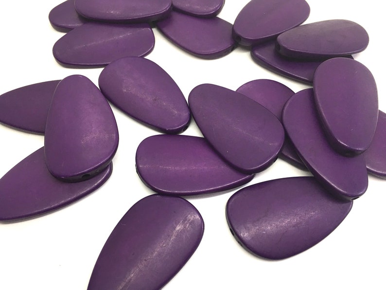 long necklace tassel connector bead focal point Necklaces Bracelets Earrings Acrylic Beads for Jewelry Making SALE XXL Purple 56mm Beads