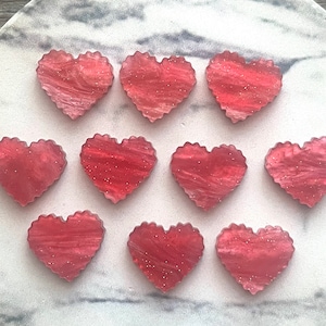 Glitter Galaxy Pink Heart Acrylic Earring Blanks, blank glitter jewelry, resin earrings lucite love earring blanks Valentines Day Stud