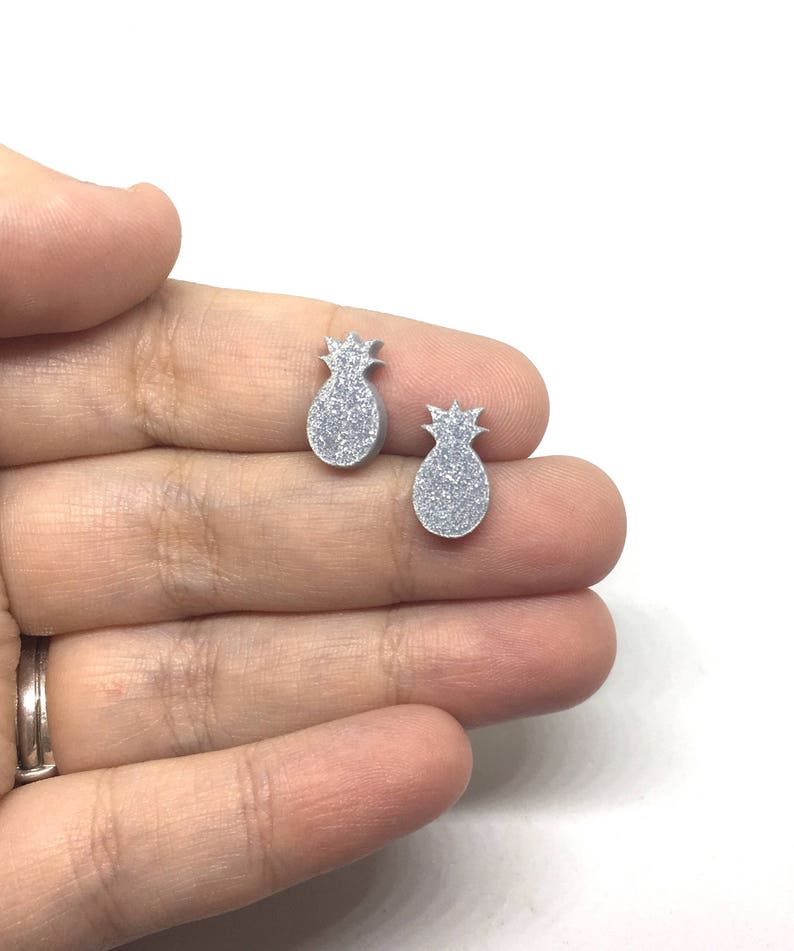 DIY Pineapple Acrylic Earring Blanks 14mm Earring Monogram Etsy