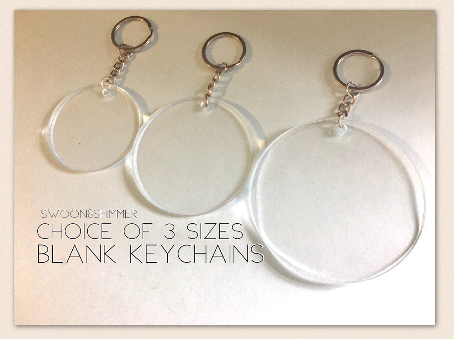 Blank Keychains 2 2.5 3 Inch Designs circular keychains Etsy