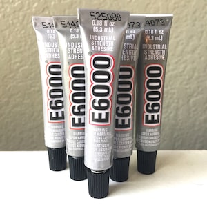 E6000 Glue for Druzy Making Earring Craft Supplies, Permanent Adhesive for Druzys, Earring Backs, Earring Posts, Druzy Jewelry, Craft Glue image 1