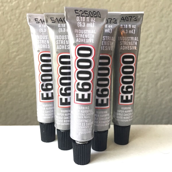 E6000 Glue for Druzy Making Earring Craft Supplies, Permanent Adhesive for Druzys, Earring Backs, Earring Posts, Druzy Jewelry, Craft Glue