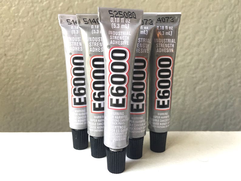 E6000 Glue for Druzy Making Earring Craft Supplies, Permanent Adhesive for Druzys, Earring Backs, Earring Posts, Druzy Jewelry, Craft Glue image 1