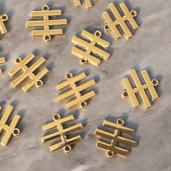 Goudglanzende oorbelverbindingsvoeten, kettingen oorbellen brandpunt hardware, gouden doe-het-zelf-oorbeldraden statement boho geometrische sieraden
