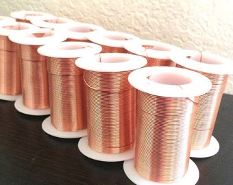20 Gauge Koppartråd 45 Fot / 15 Yards Mattbeständig Smyckesarmband Tillverkning av Trådlindade Hängen Halsband Armband
