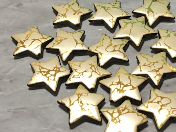 GORGEOUS LARGE STAR BEADS 22MM X 21MM FAST FREE SHIPPING