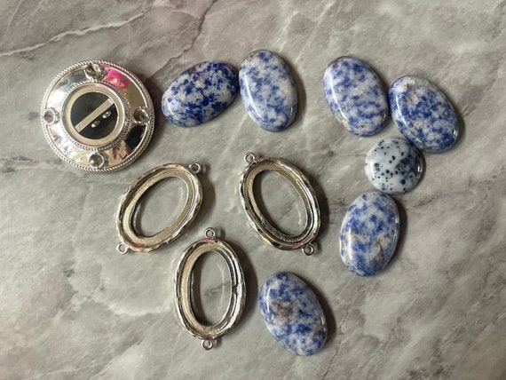 WHOLESALE Metal Jewelry DIY Findings Choker mandala Necklaces Bracelet  Making, silver gold clearance sale pendant rhinestone holder