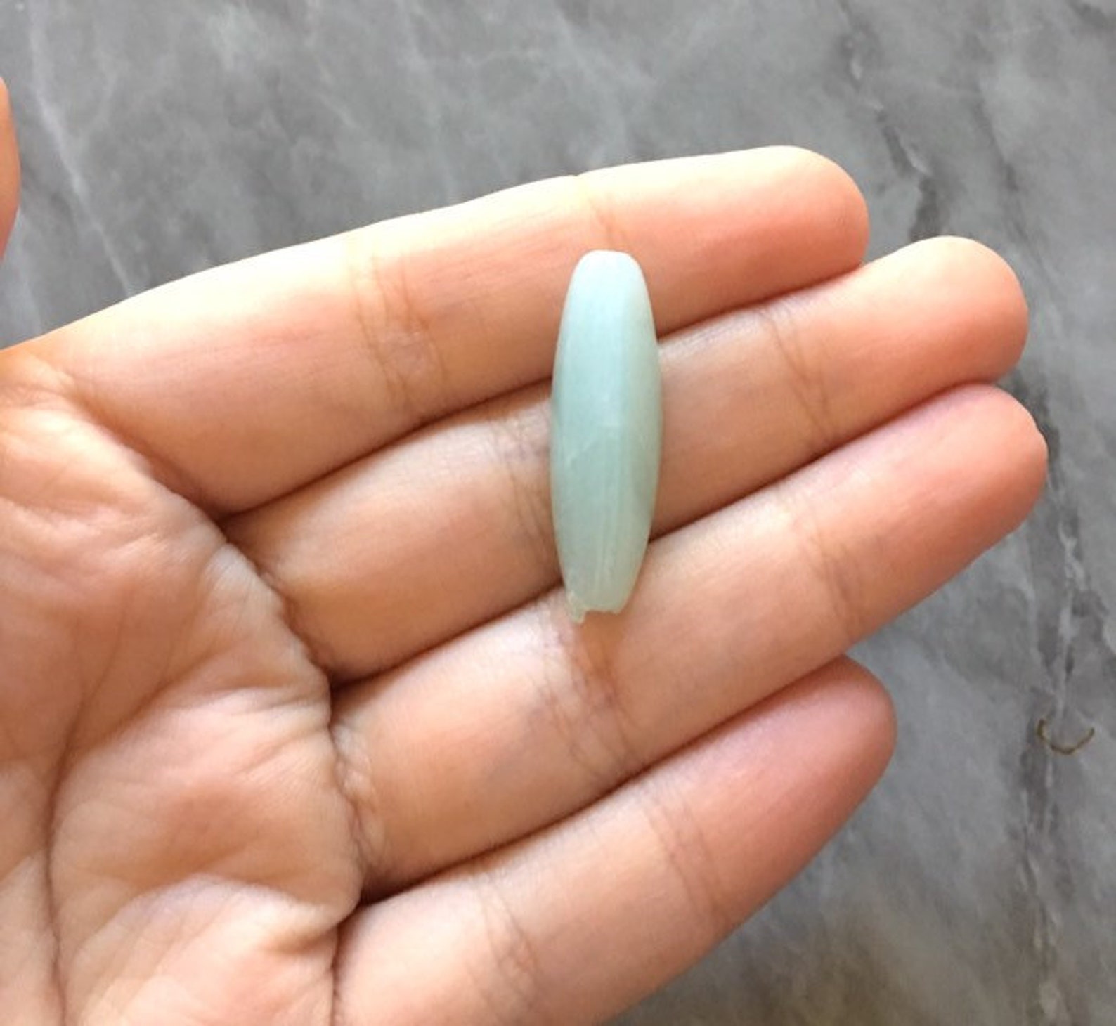 Muted Mint Green Beads the KISS Collection Green Beads 30mm Etsy