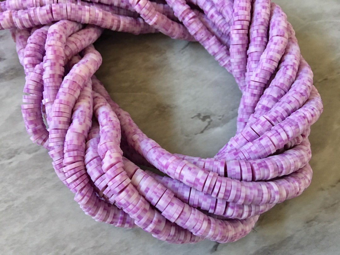 Tye Dye 6mm WHOLESALE Rubber Disc Beads 16 Strand Heishi Etsy
