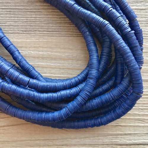 Black 6mm WHOLESALE Rubber Disc Beads 17 Strand Heishi Etsy