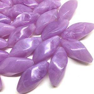 Lavender Purple 33mm Beads, purple beads, large acrylic tube beads, purple jewery, purple bangle, wire bangle, jewelry making, lavender