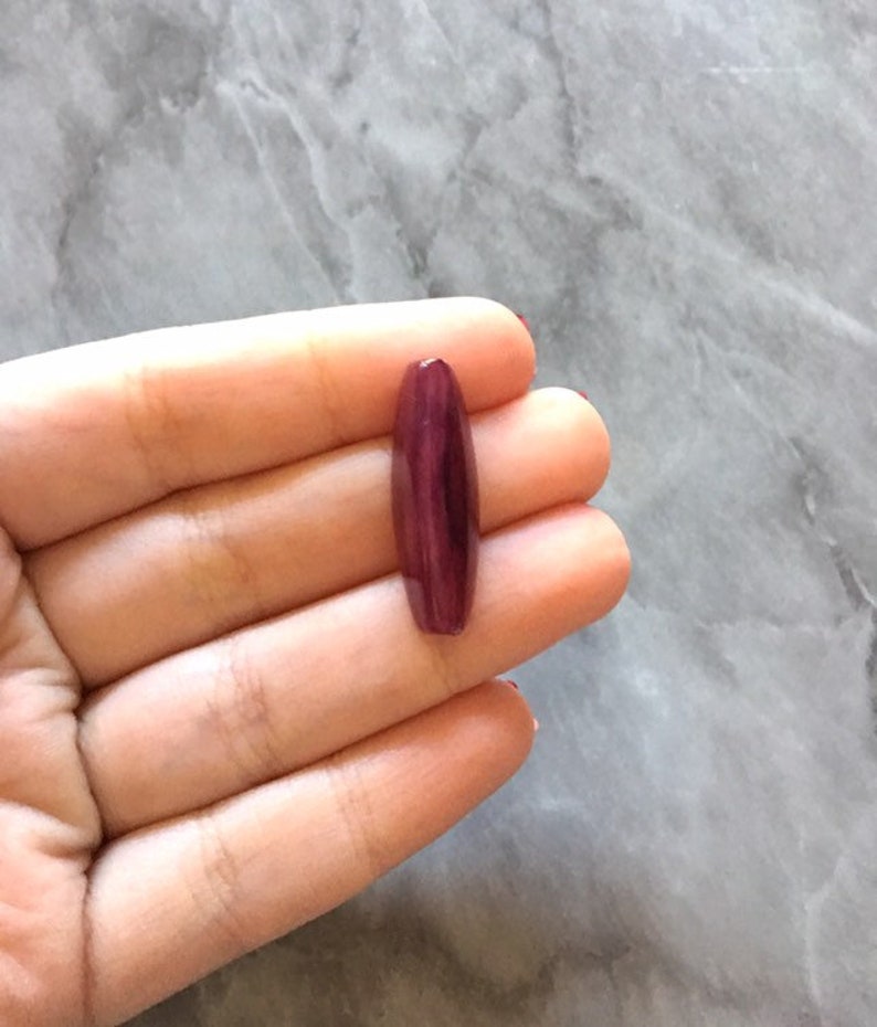 purple beads Eggplant Beads big acrylic beads 30mm Beads bracelet necklace wire metal bangle The KISS Collection purple jewelry