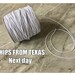 1mm White Elastic Cord, Ready to Ship Elastic rope, rolled elastic for face masks, sewing supplies notions fabric trim knit stretch sale 